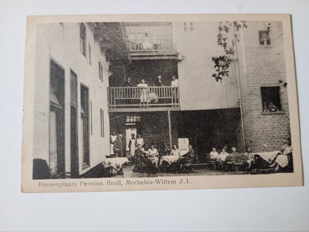 Mechelen Wittem Pension Brull 1930, Verzamelen, Ansichtkaarten | Nederland, Ophalen of Verzenden, 1920 tot 1940, Gelopen, Limburg