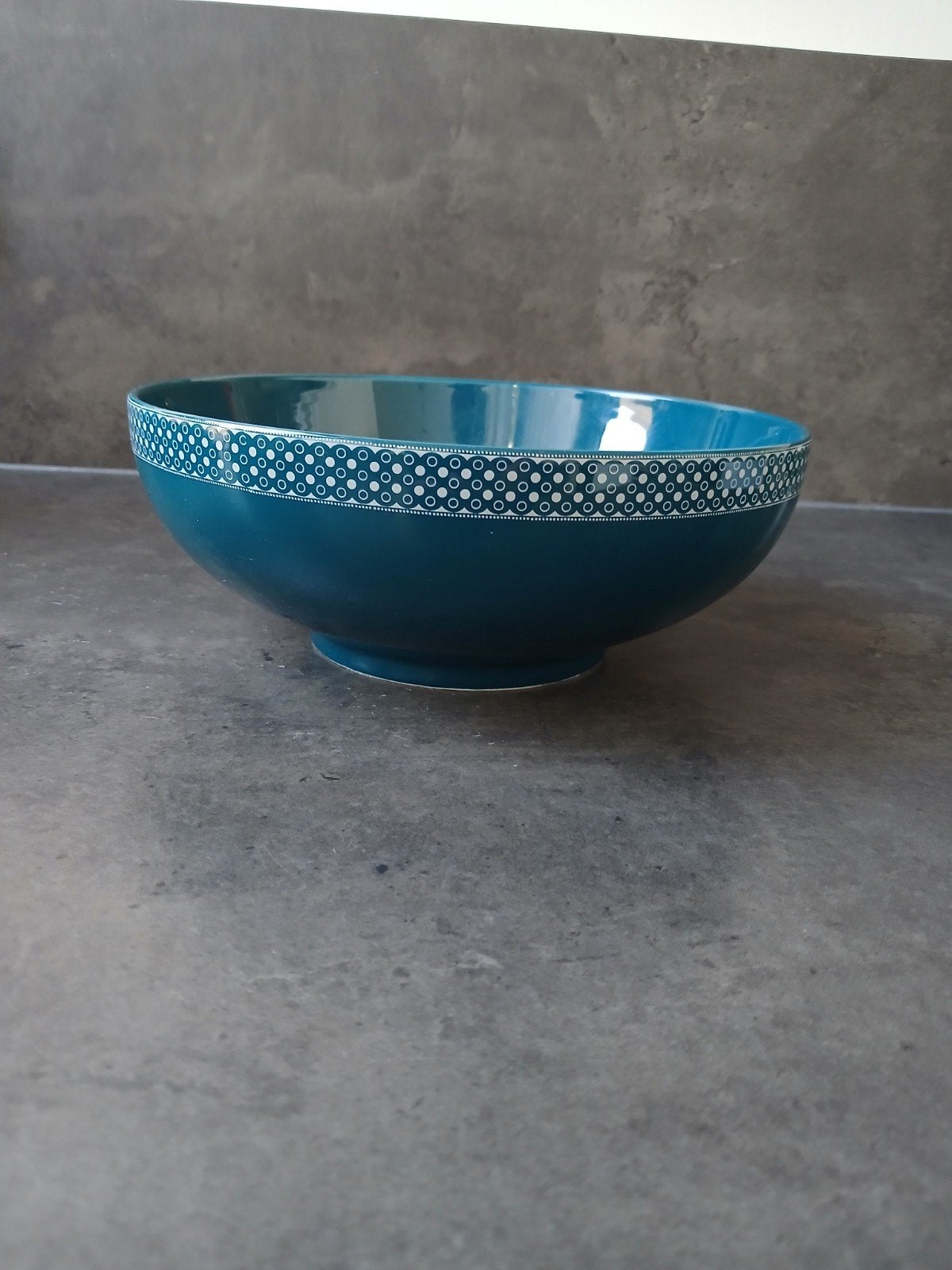 Eschenbach 'Blue Glaze' Kom - Diepblauw met patroon, Antiek en Kunst, Ophalen