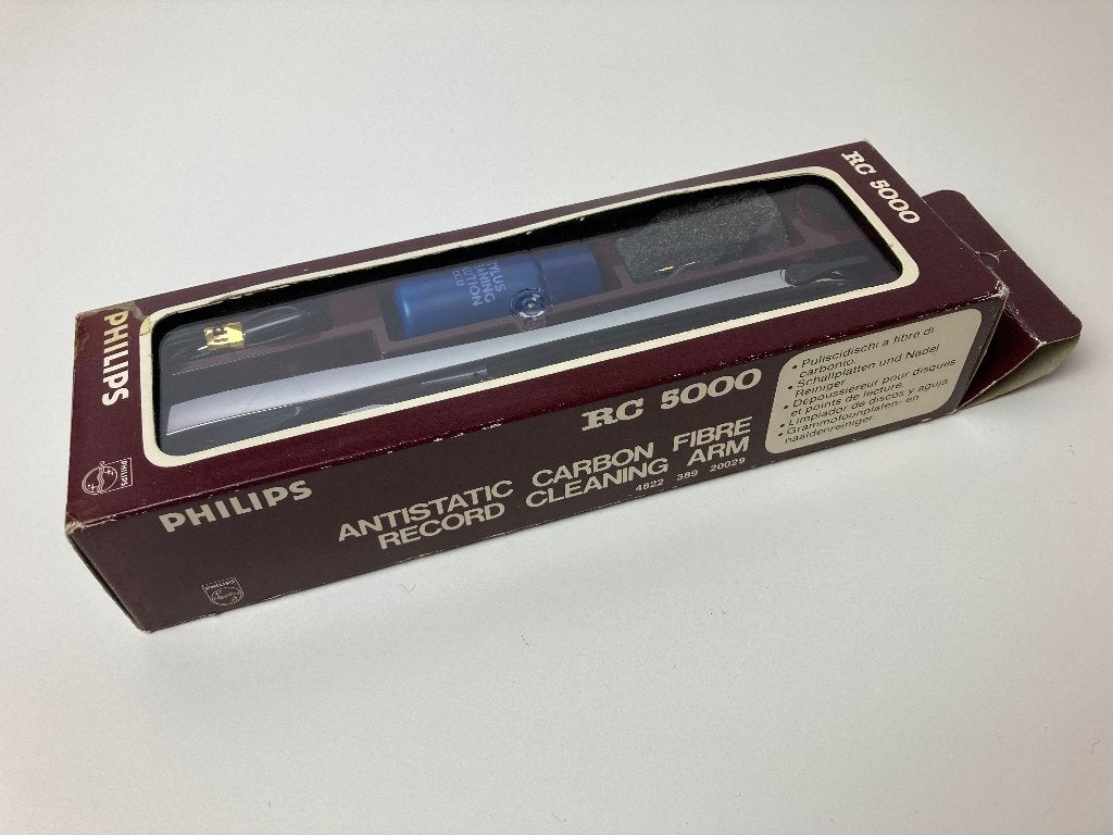 Vintage Philips RC 5000 Antistatic Record Cleaning Arm – NOS, Ophalen of Verzenden, Nieuw, Platenspeler-onderdeel, Philips