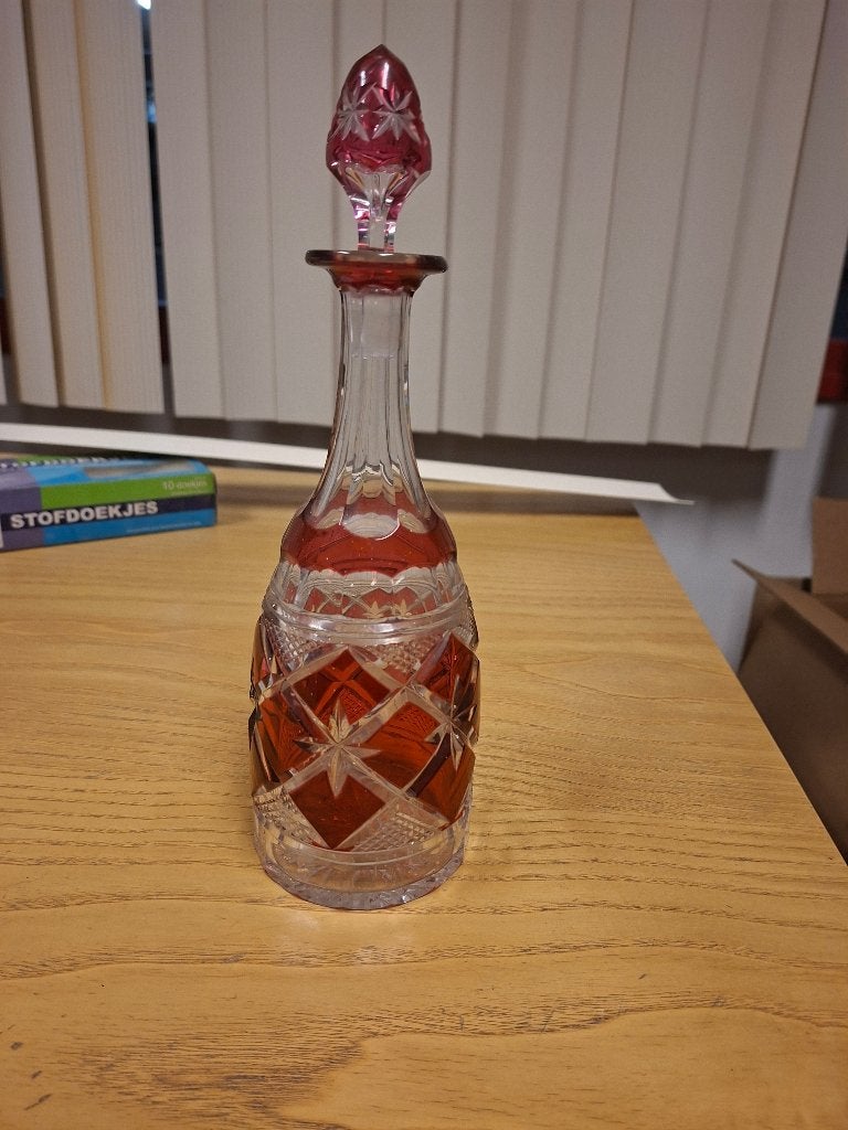 Val Saint Lambert likeurkaraf, Ophalen