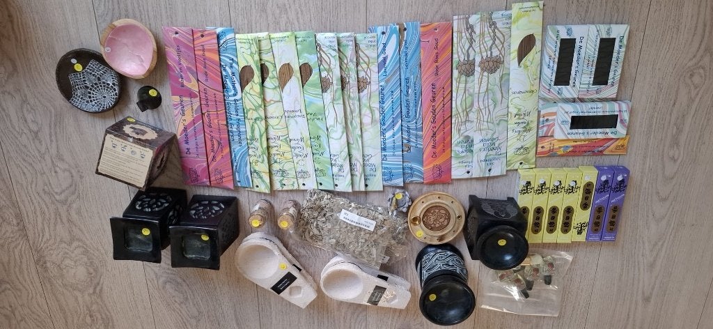 Wierook en dergelijke, Ophalen, Geurverspreider, Meerkleurig, Natuurlijk materiaal