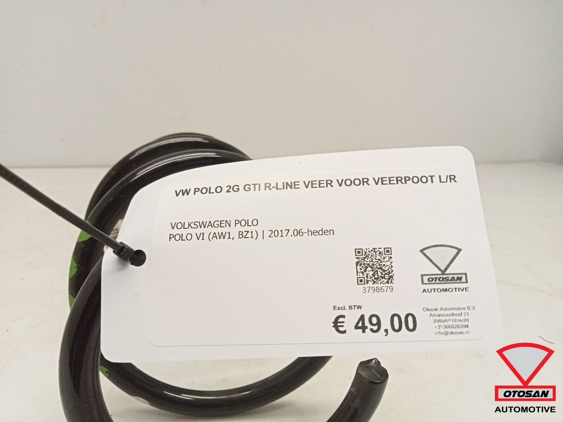 VW Polo 2G GTI R-Line Veer Voor Veerpoot L/R Origineel!, Auto-onderdelen, Gebruikt, Volkswagen, Volkswagen AG, Berliner Ring 2
38440  Wolfsburg, DE