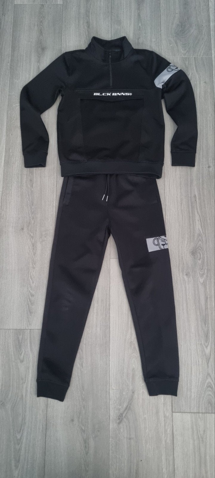 Black Bananas Trainingspak Maat 152 Zwart, Ophalen of Verzenden, Black Bananas, Jongen of Meisje, Sport- of Zwemkleding