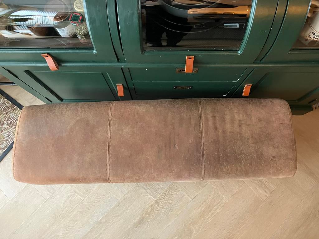 Laag bankje / bok - 120x45x35 cm - Gebruikt, Huis en Inrichting, Ophalen, Overige materialen, Gebruikt, Minder dan 50 cm
