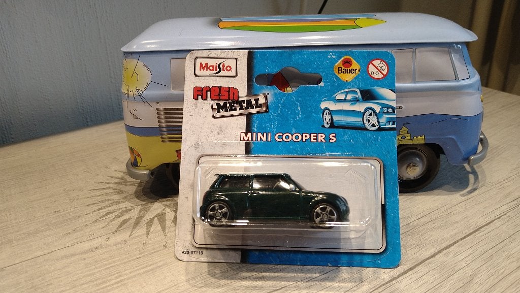 Maisto Fresh Metal Mini Cooper S Green 1:64 nieuw!, Ophalen of Verzenden, Nieuw, Auto