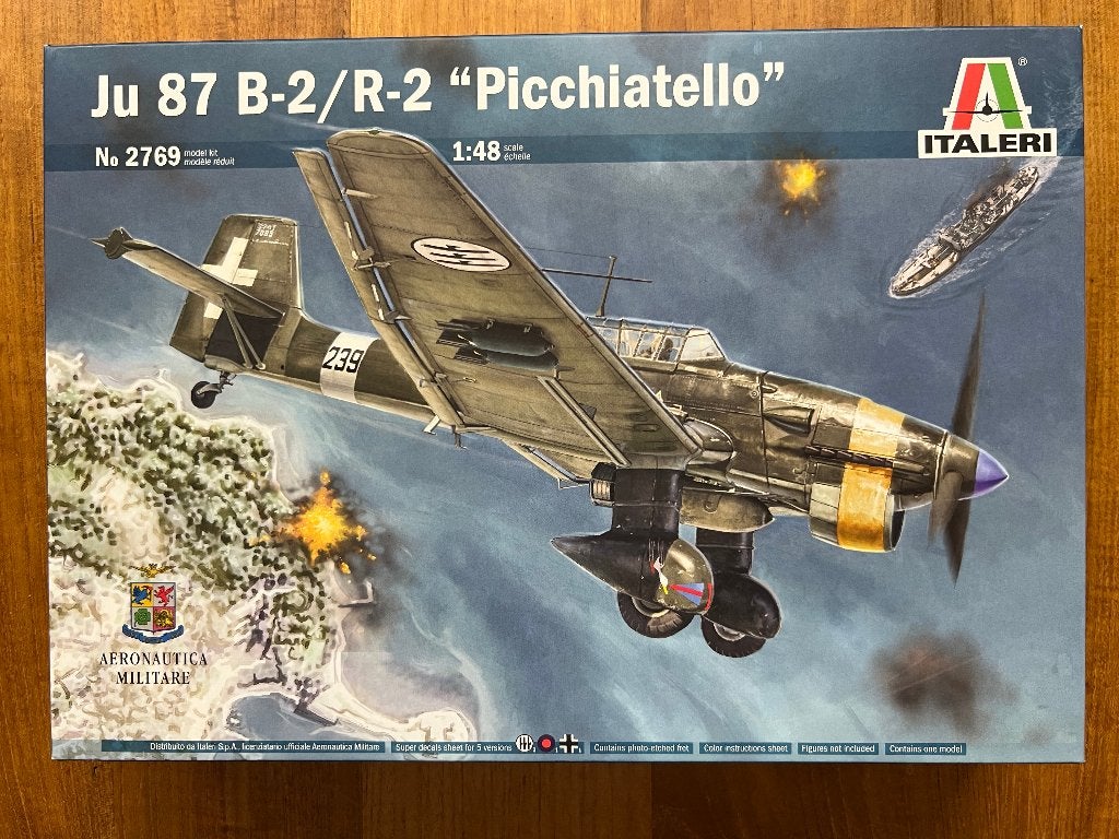 Italeri Ju 87 B-2/R-2 Picchiatello 1:48 bouwpakket - 2769, Italeri, Nieuw, Ophalen of Verzenden, Groter dan 1:72