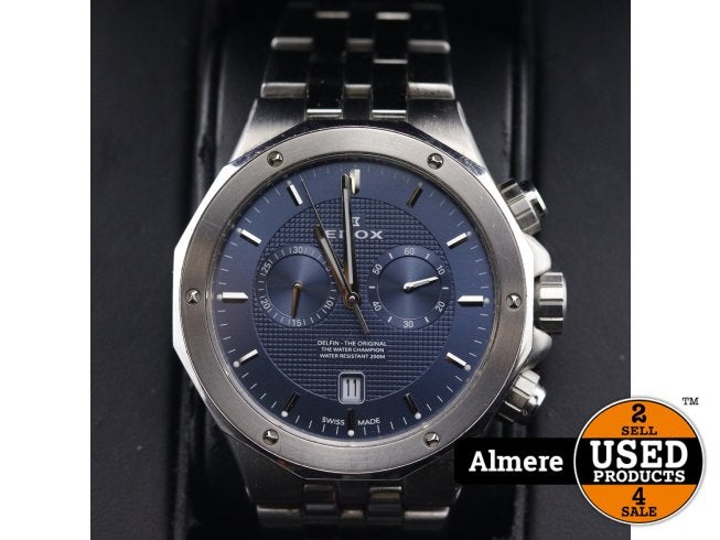 Edox Delfin Chronograph 10110 3M BUIN Horloge, Flex Ltd., Zo goed als nieuw, https://flex.com/contact-us, Nobelstraat 10, 5807 GA Oostrum LB, Limburg, Nederland