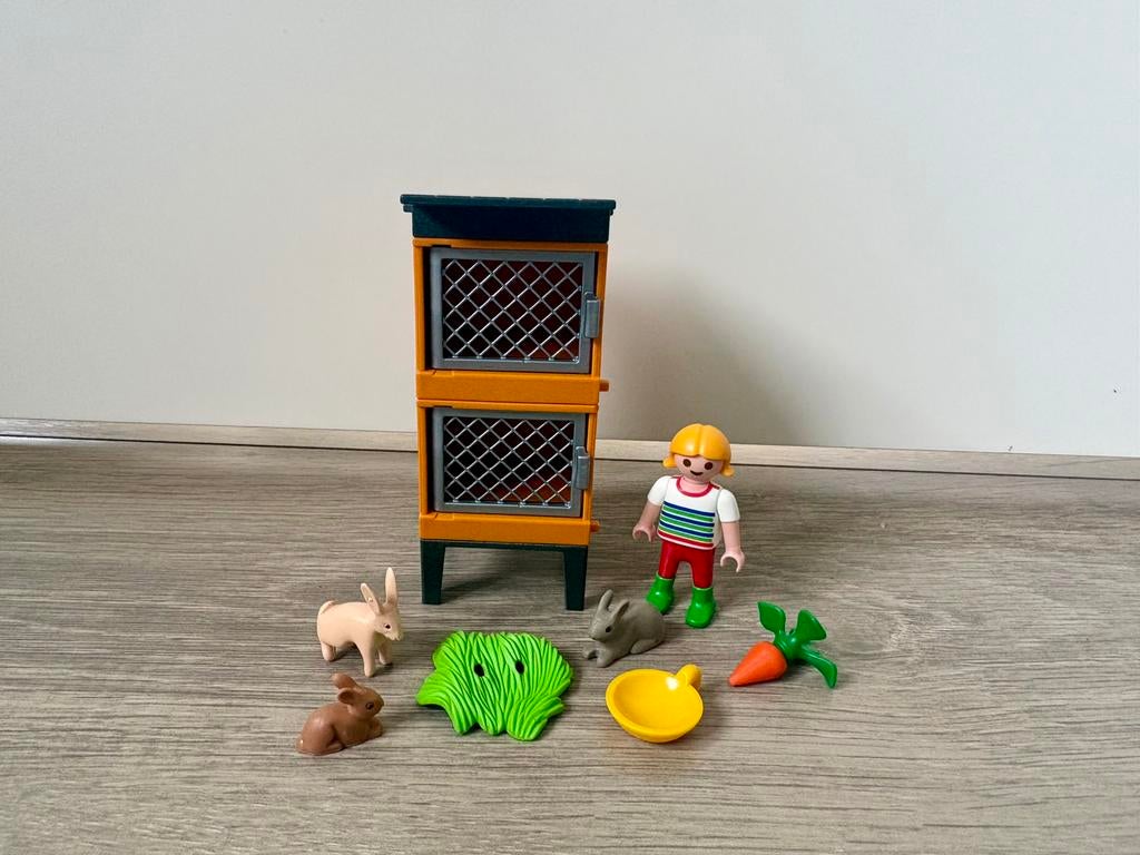 Playmobil konijnen., Ophalen of Verzenden, Zo goed als nieuw