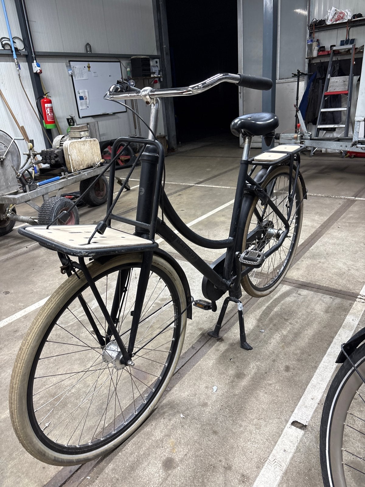 Batavus transportfiets met voordrager