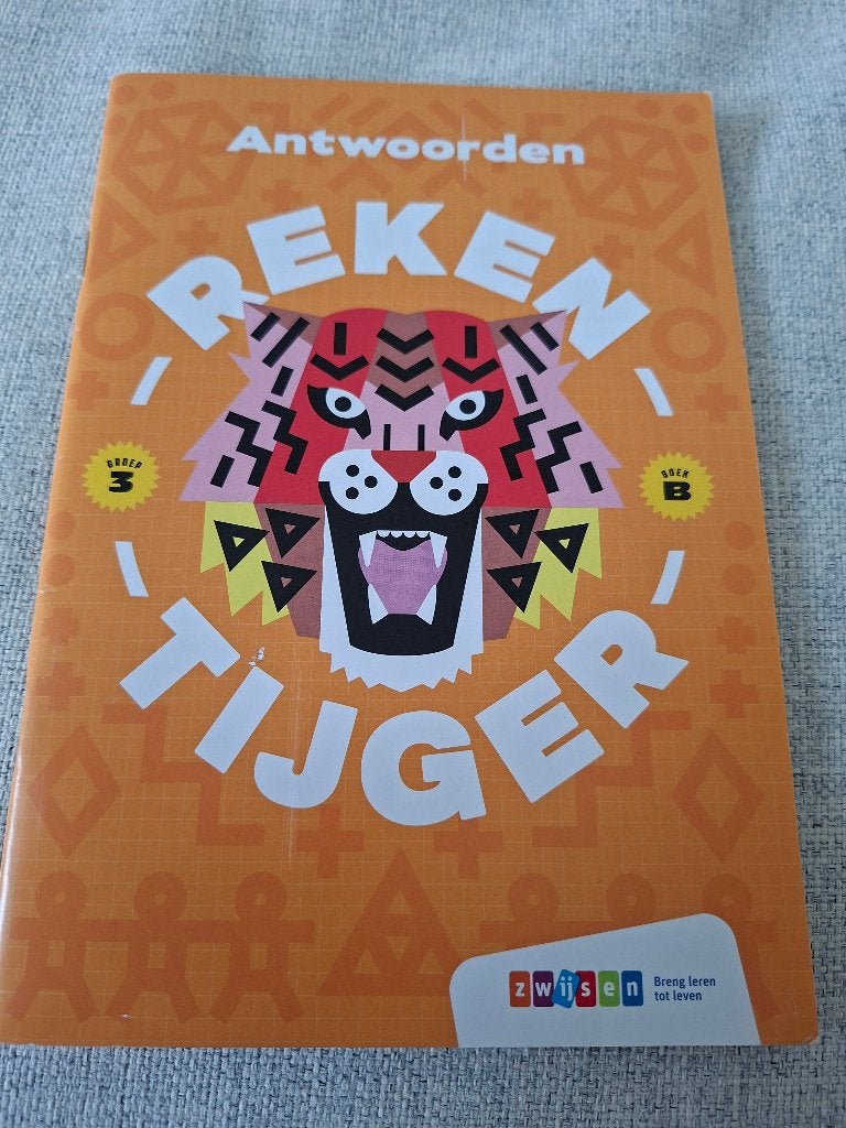 Rekentijger Groep 3 – Antwoordenboek B, Ophalen of Verzenden, Zo goed als nieuw, Overige niveaus, Nederlands