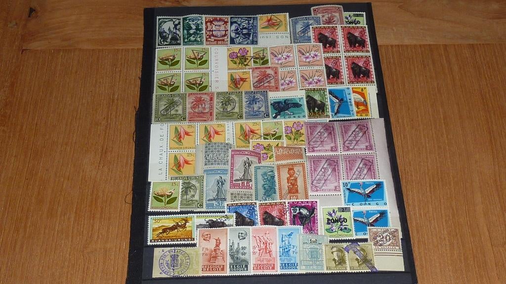 Congo Belgie,Ruanda-Urundi,Belgie,Taxe,Specimen.1, Verzenden, Nederland en Buitenland