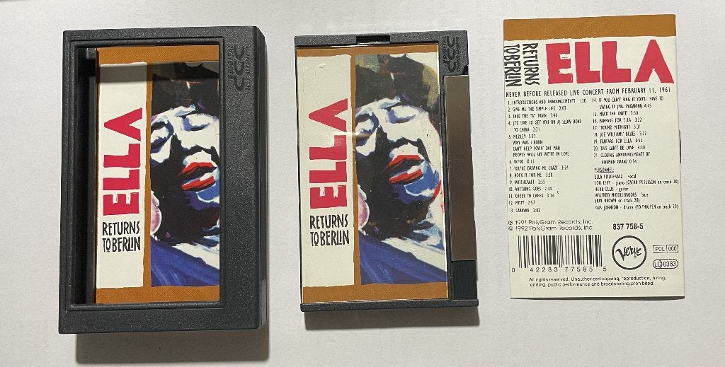 DCC Ella Fitzgerald Returns To Berlin DCC, Ophalen, 1 bandje, Zo goed als nieuw, Origineel