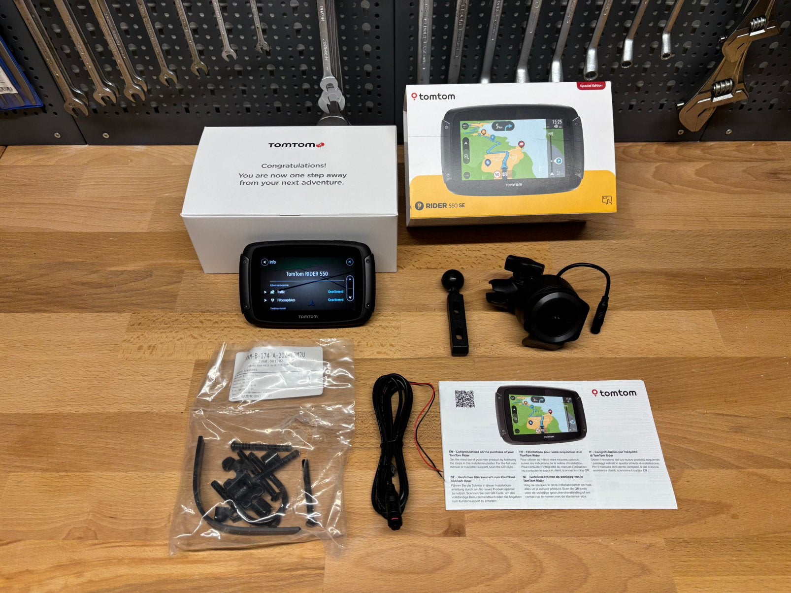 Tomtom rider 550 SE van 02-2026, Ophalen, Zo goed als nieuw