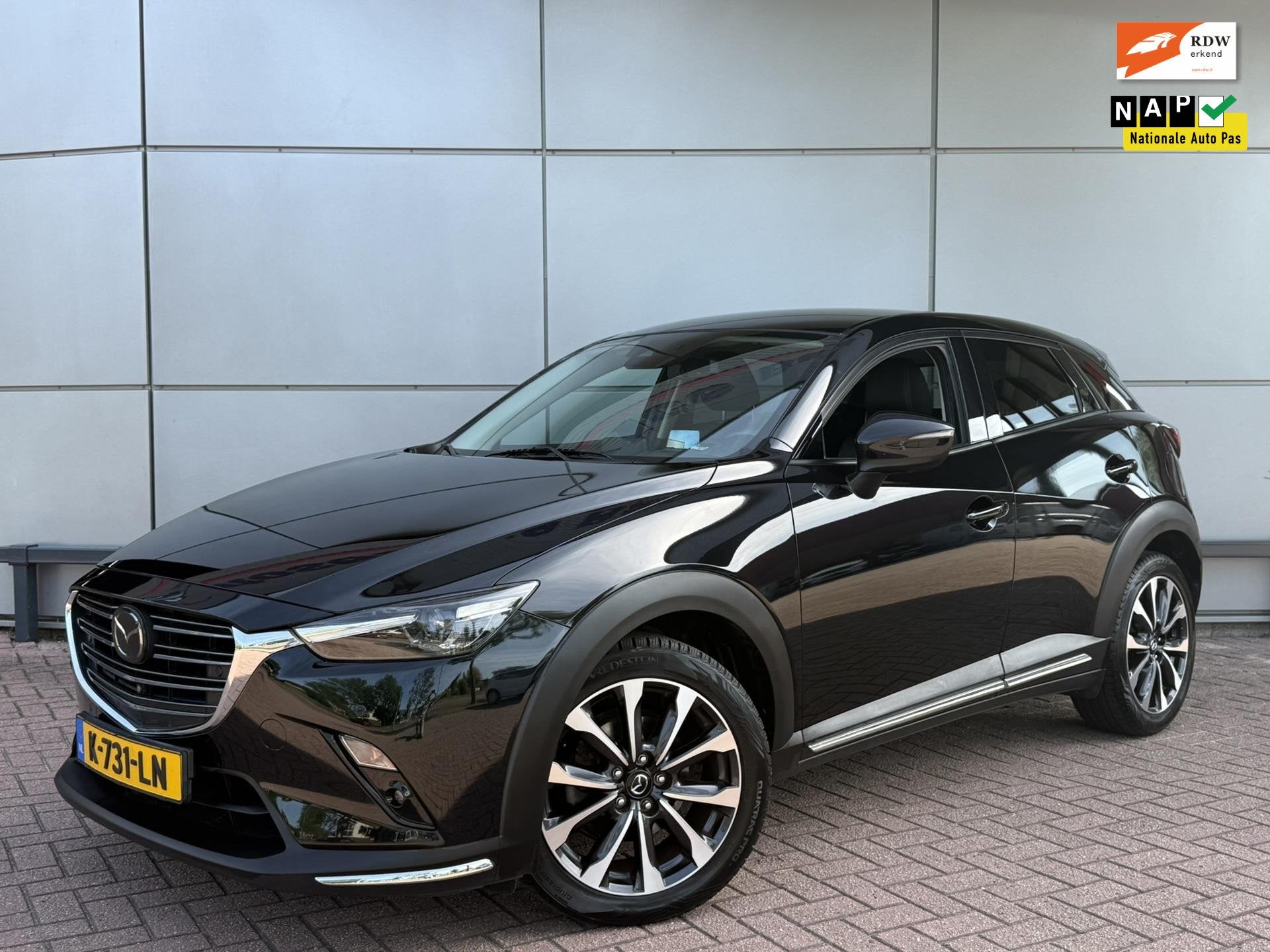 Mazda CX-3 2.0 SkyActiv-G 121 Luxury, Auto's, 1998 cc, Gebruikt, 4 cilinders, Leder en Stof