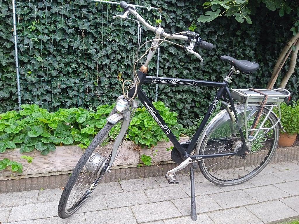 Gazelle elektrische herenfiets - Goed onderhouden e-bike, Ophalen, Gebruikt, Versnellingen, 57 tot 61 cm