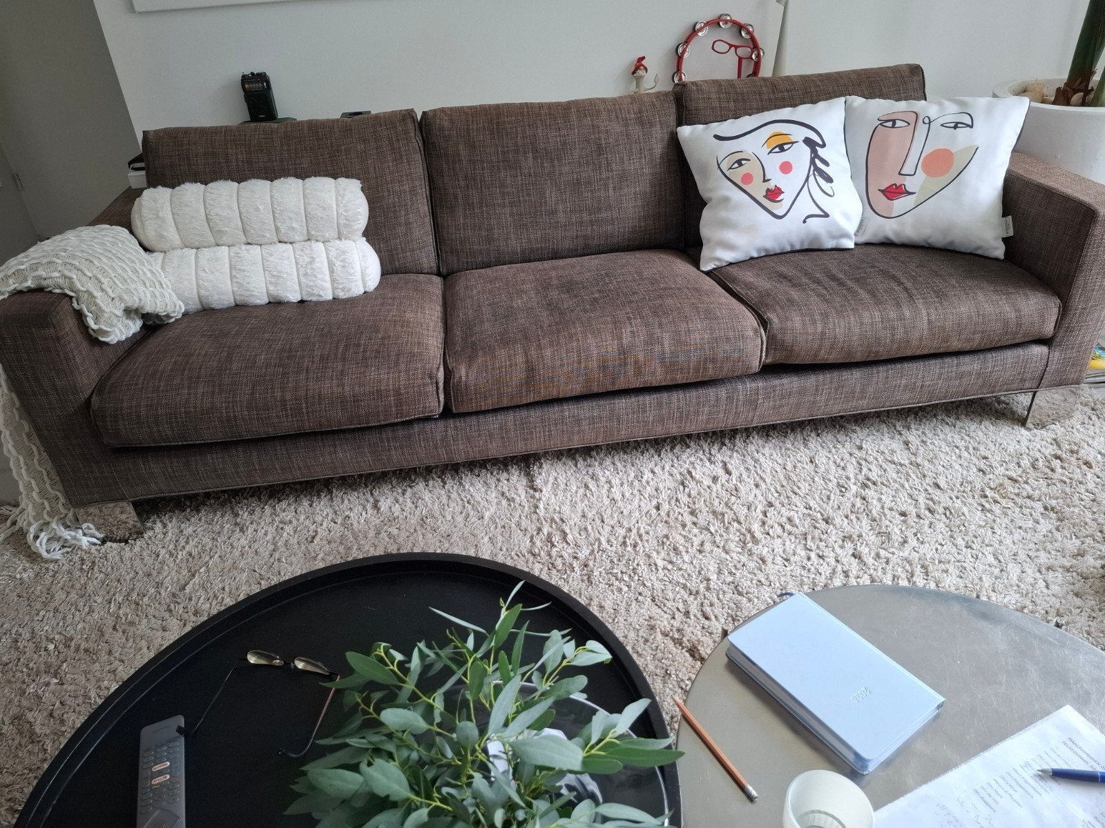 minotti slaap(bank) 230/100/40, Ophalen, Driepersoons, 200 tot 250 cm