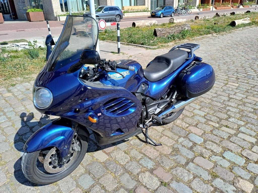 Triumph Trophy 900 blauw, Motoren, Motoren | Triumph, Particulier, Toermotor, meer dan 35 kW, 3 cilinders, Motorrijbewijs A, Handvatverwarming