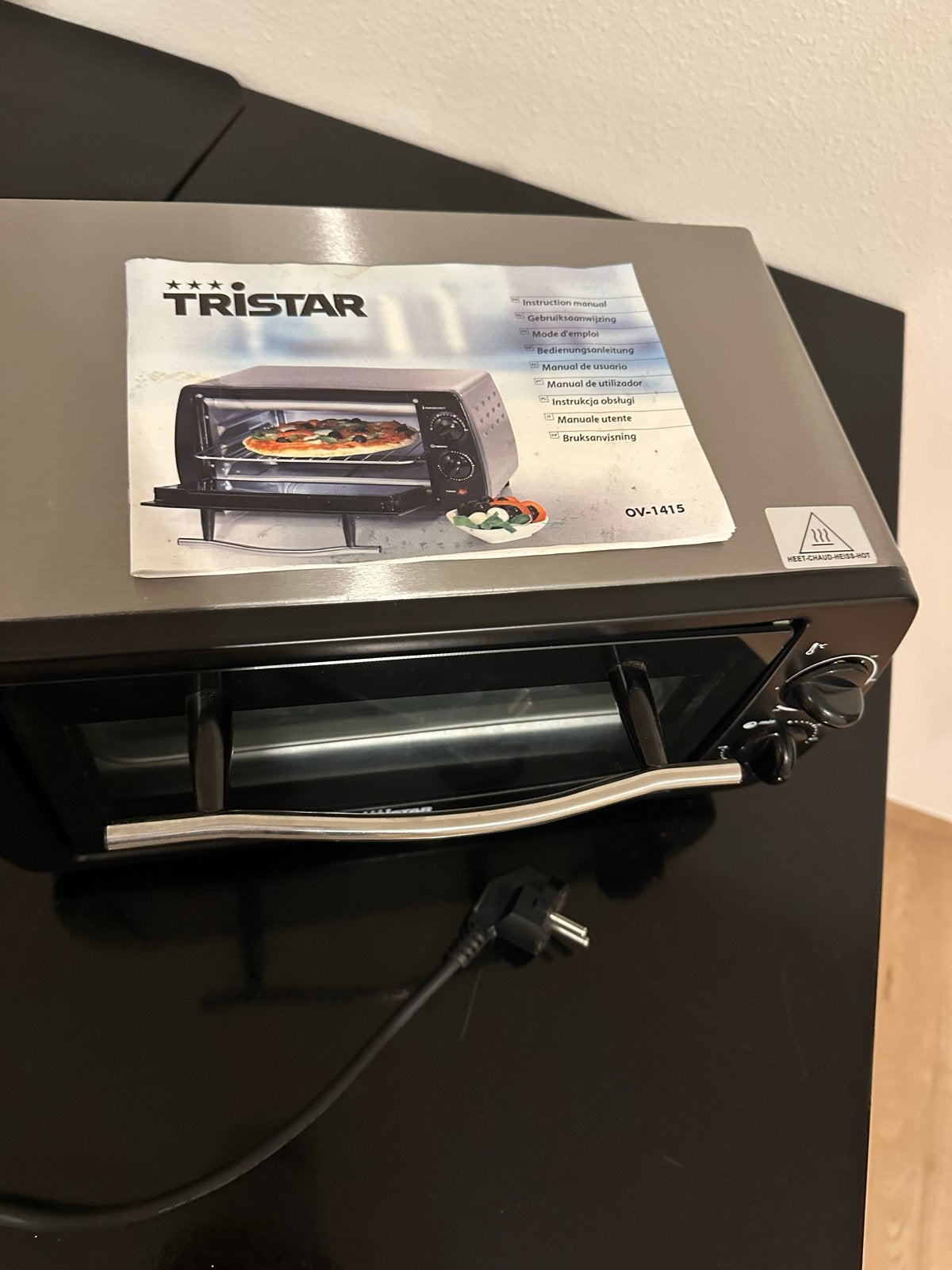 Tristar Mini-oven OV-1415 - Ideaal voor op de camping!, Ophalen, Minder dan 45 cm, Zo goed als nieuw, Vrijstaand
