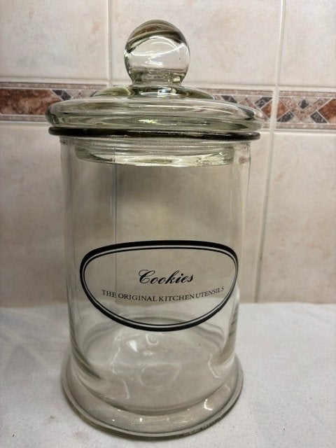 Grote Glazen Cookies Pot, Ophalen of Verzenden