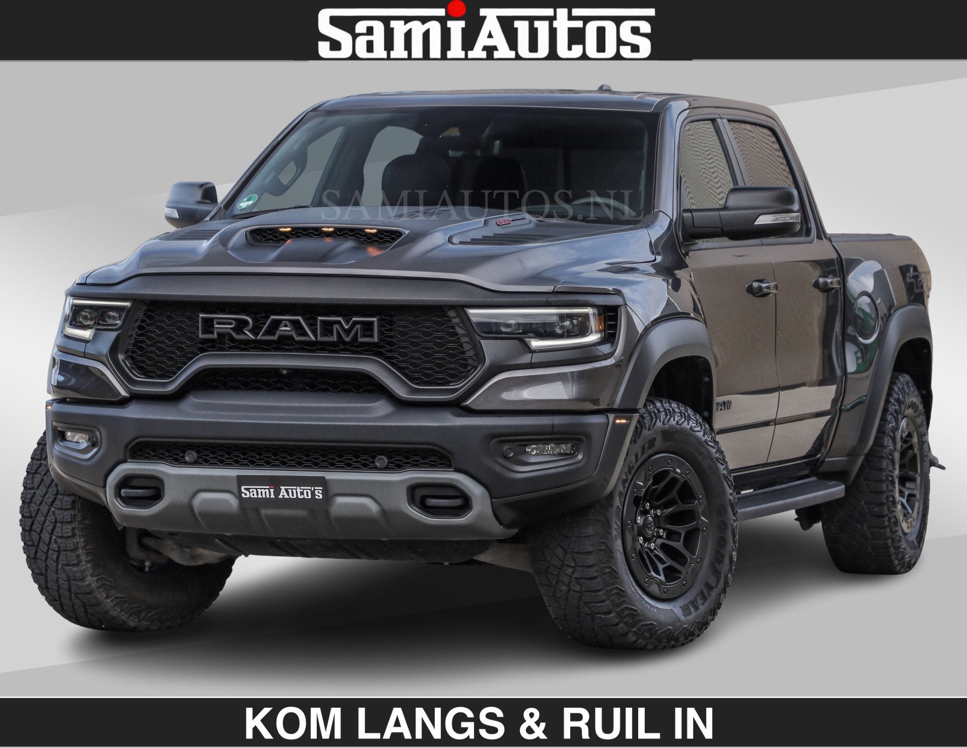 Dodge Ram TRX HELLCAT 712 PK 6.2 V8 | BOM VOL | GRANITE MET, Auto's, Automaat, Dealer onderhouden, Gebruikt, Met garantie (alle)