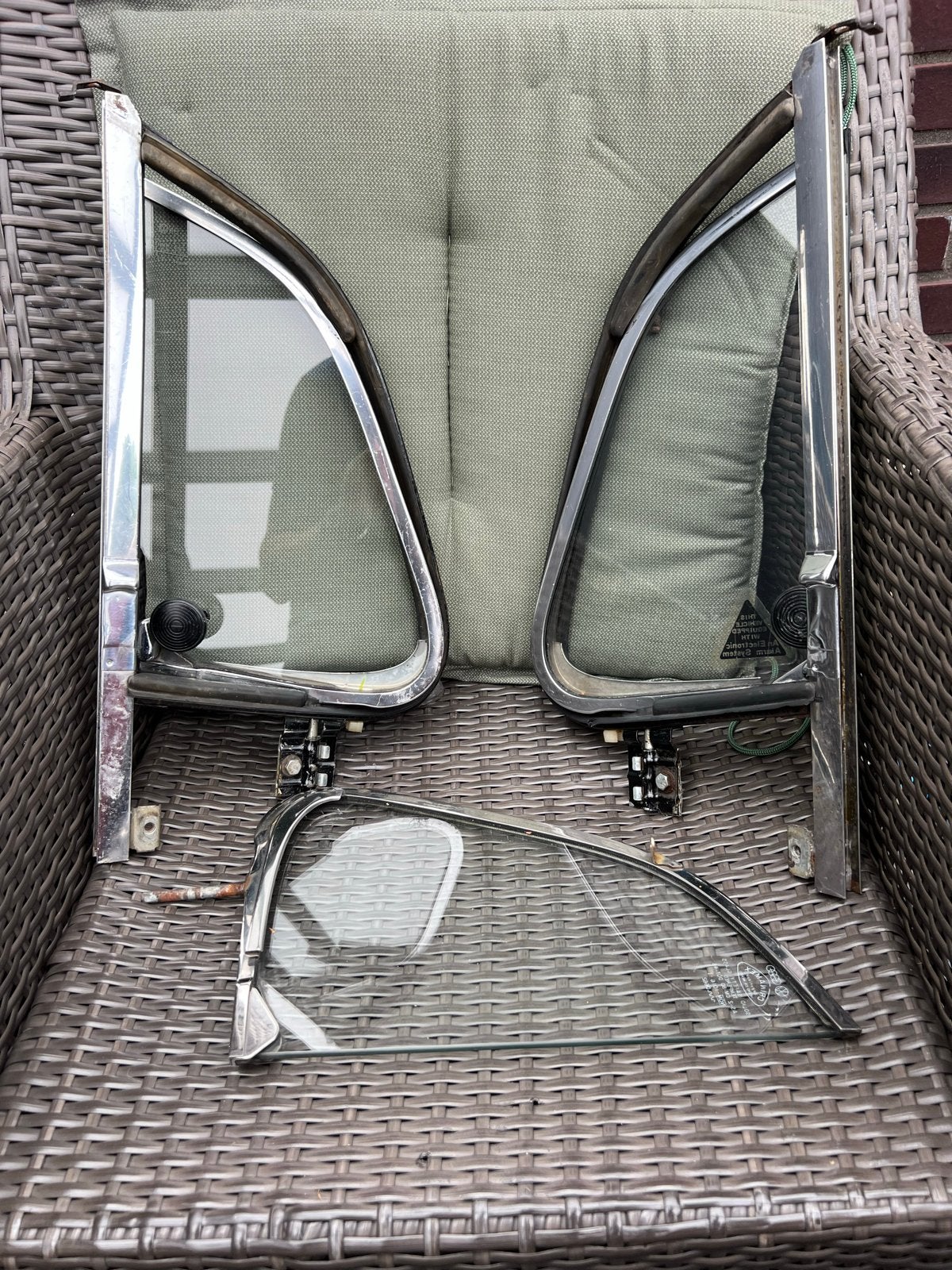 Kever klapramen - Set van 2 met extra glas, Ophalen of Verzenden, Gebruikt, Volkswagen