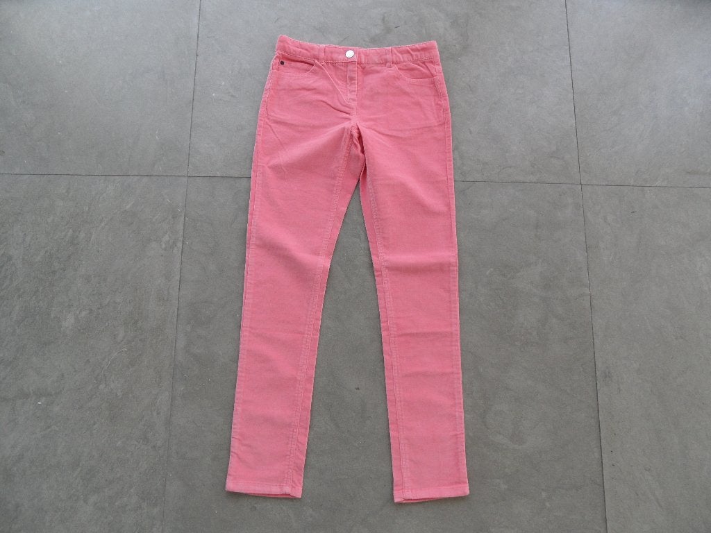 Roze ribfluwelen broek van Jacadi, maat 152 meisje, NIEUW!, Broek, Nieuw, Ophalen of Verzenden, Jacadi