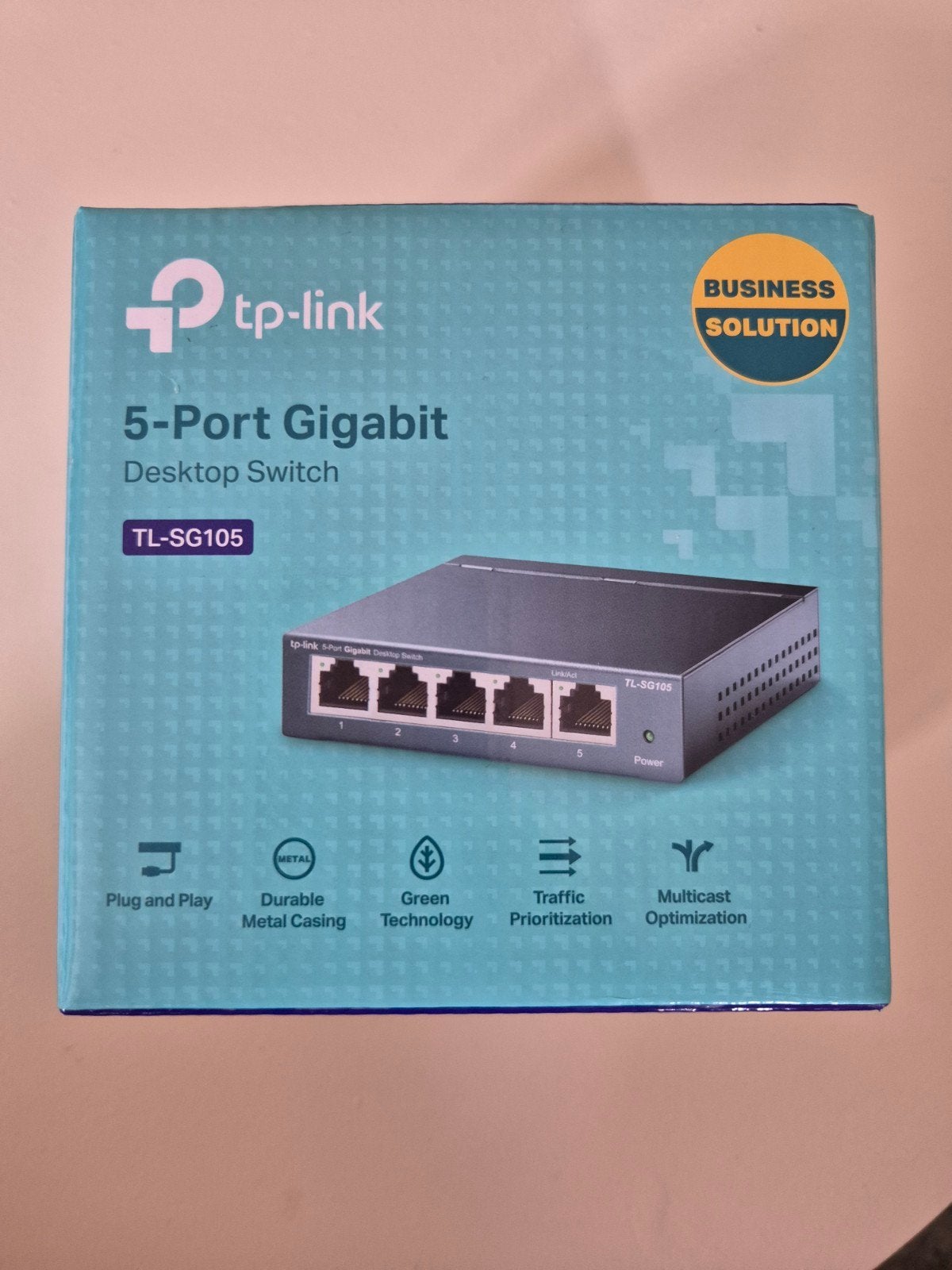 TP-Link TL-SG105 5-Poorts Gigabit Desktop Switch, Ophalen of Verzenden