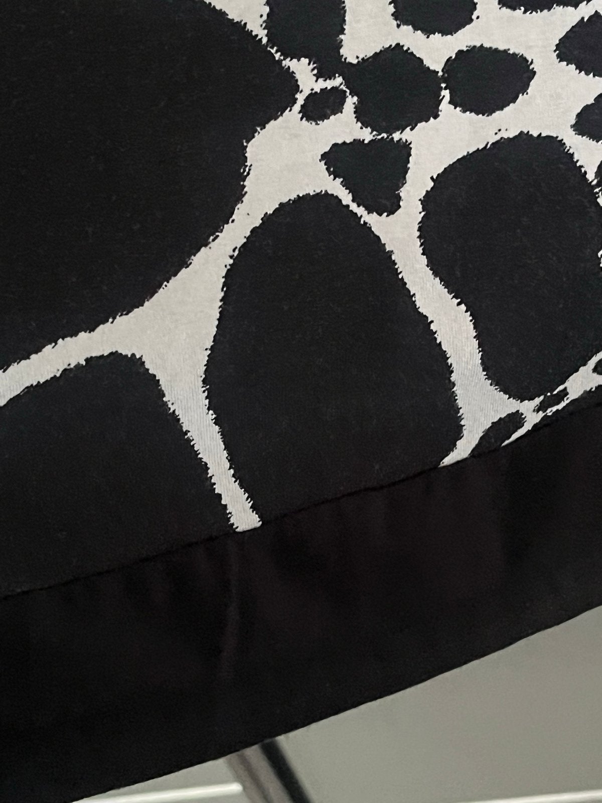 Zwart-wit jurk met dierenprint, maat XXL, Ophalen of Verzenden, Zo goed als nieuw, Maat 46/48 (XL) of groter, Zwart