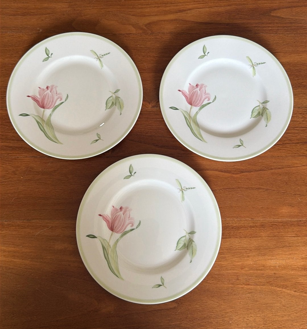 3 Villeroy & Boch Florea ontbijtborden, Ophalen of Verzenden, Zo goed als nieuw, Bord(en), Overige stijlen