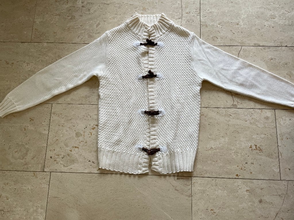 Loriblu: NIEUW leuk houtje-touwtje vest maat M, Maat 38/40 (M), Verzenden, Wit, Nieuw