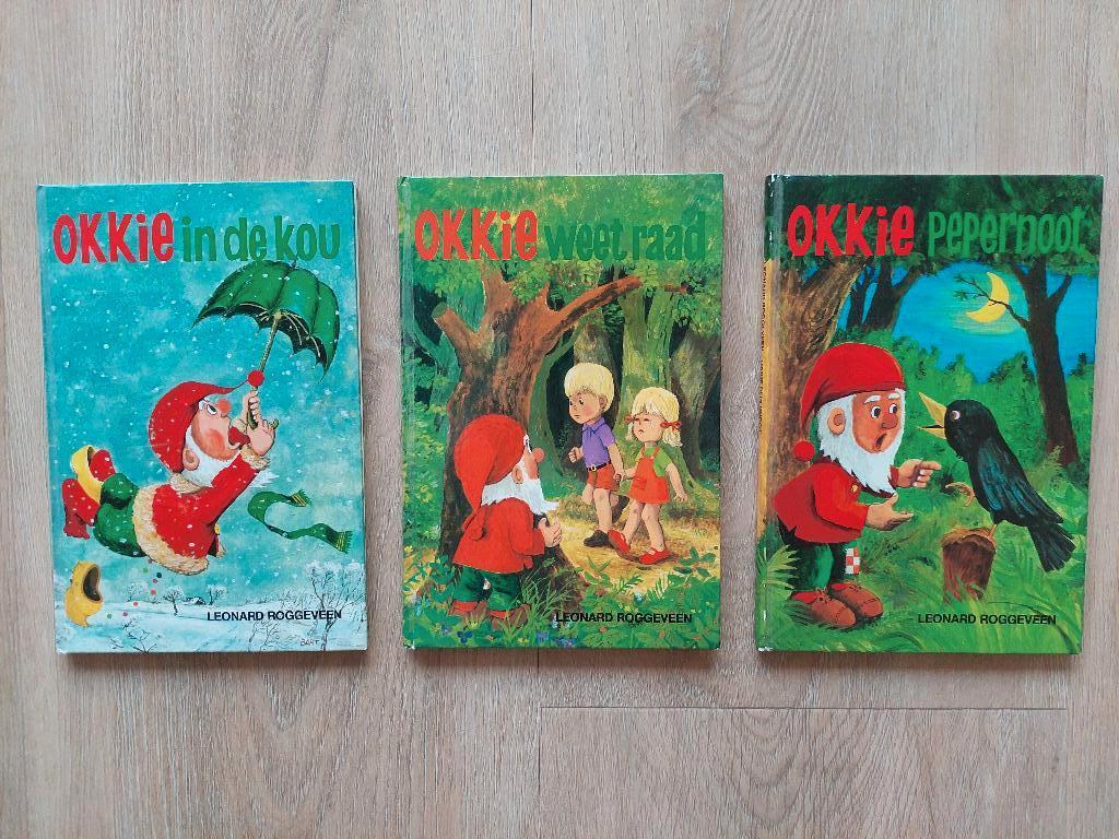 3 boekjes van Okkie uit 1973, Boeken, Gelezen, Fictie algemeen, Leonard Roggeveen, Ophalen of Verzenden