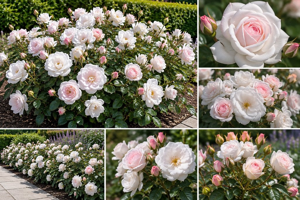 Rosa (H) ‘Aspirin Rose’ – rijkbloeiende roos, Verzenden, Overige soorten, Volle zon