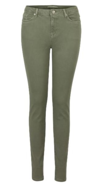 Steps skinny broek, khaki groen, mt 38, zgan, Kleding | Dames, Broeken en Pantalons, Maat 38/40 (M), Ophalen of Verzenden, Zo goed als nieuw