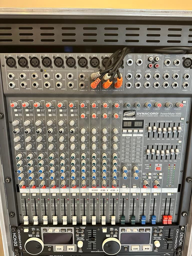 Te koop dynacord powermate 1000 mk2, Overige merken, Ophalen of Verzenden, Zo goed als nieuw, 120 watt of meer