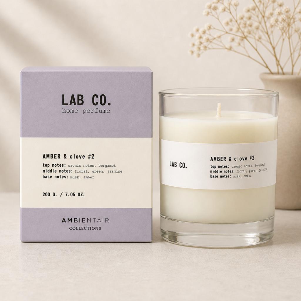 LAB CO. Home Parfum Kaars - Diverse Geuren, Overige materialen, Wit, Nieuw, Ophalen of Verzenden