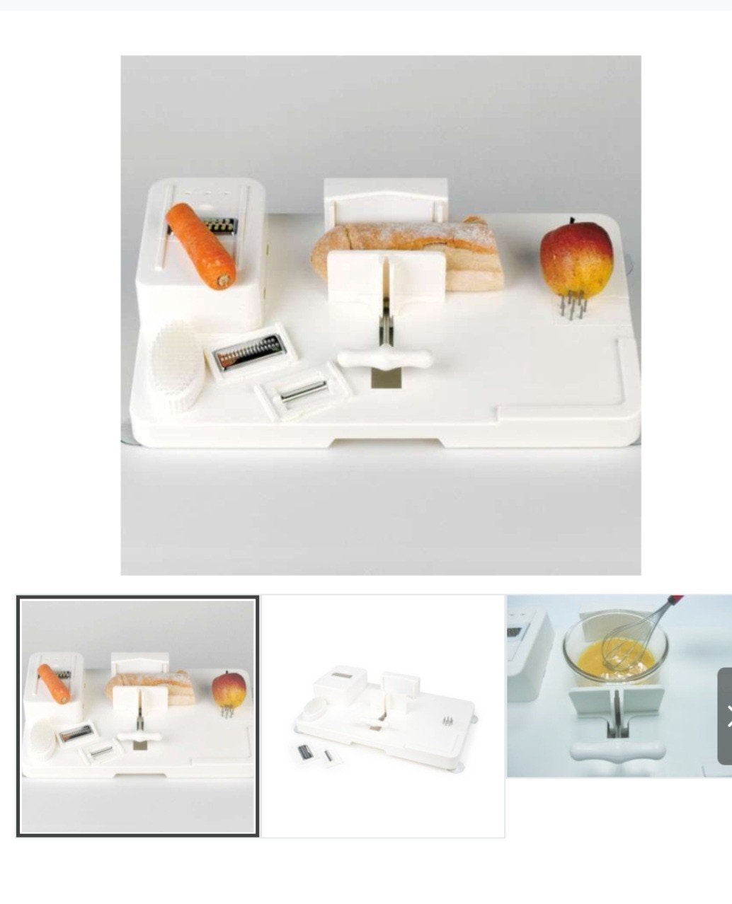 Multifunctionele Snij- en Serveerplank met Hulpstukken, Ophalen, Kunststof, Snij-/serveerplank, Zo goed als nieuw
