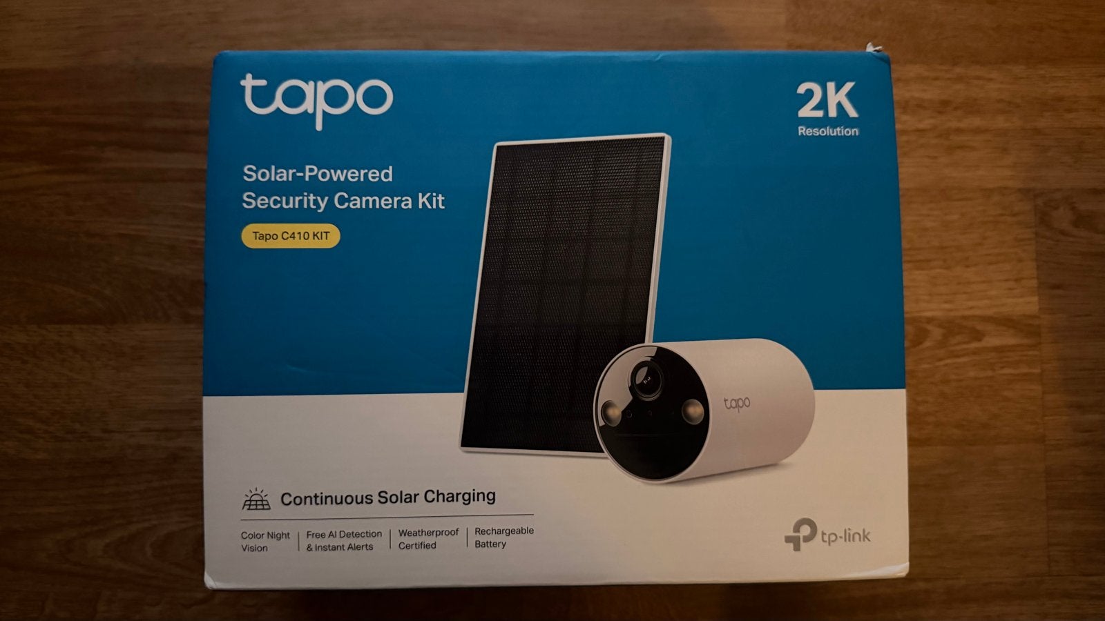 Tapo C410 Kit 2K Solar-Powered Beveiligingscamera, Ophalen of Verzenden, Nieuw, Buitencamera