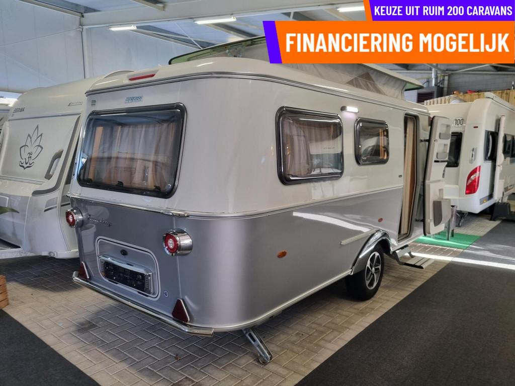 ERIBA TOURING 560 STAPELBED + HEFDAK + VOORTENT + AUTARK, Caravans en Kamperen, Bedrijf, 5 tot 6 meter, Eriba, Hordeur