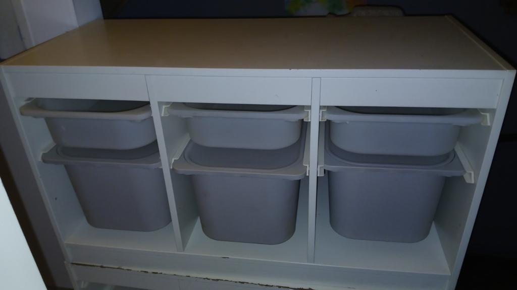 1x IKEA Trofast kast met bakken - opknapper, Ophalen, Gebruikt