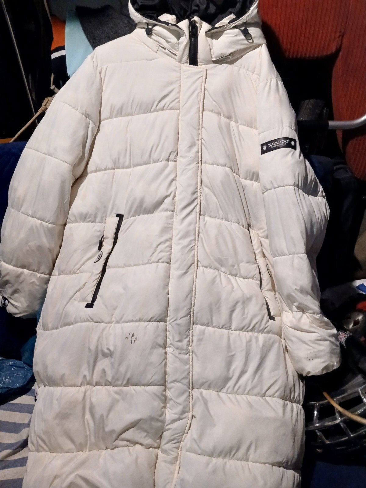 Navahoo Dames Winterjas - Crème, Maat M, Maat 38/40 (M), Navahoo, Beige, Ophalen of Verzenden