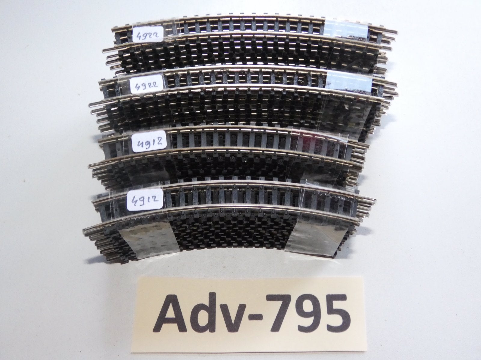 Adv-795 Gebogen Rails 14912/22 Minitrix, Gebruikt, Gelijkstroom, Trix, Rails