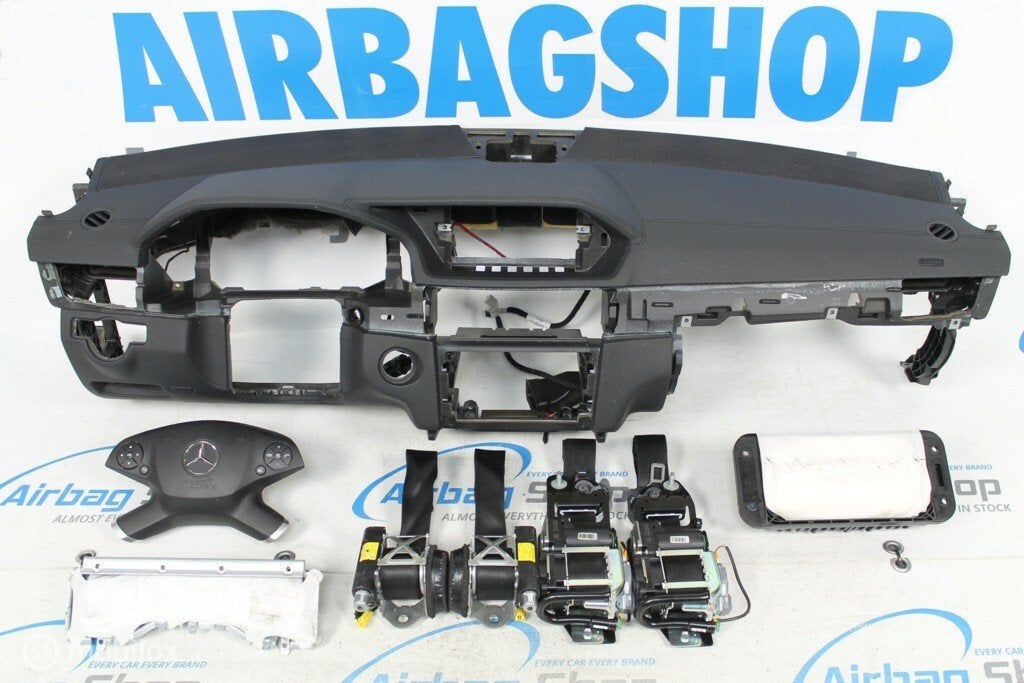 Airbag set Dashboard leder Mercedes E klasse W212 2009-2016, Gebruikt, Ophalen of Verzenden