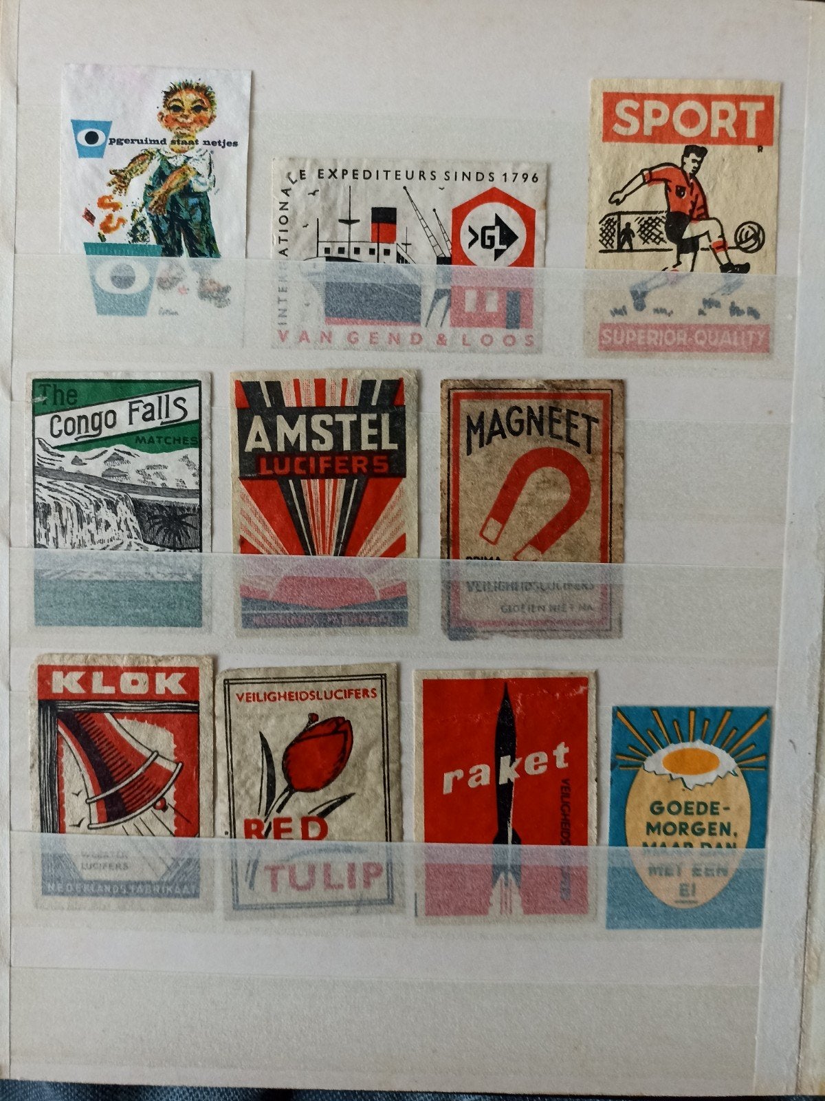 Album met 194 netjes bewaarde lucifers etiketten, Ophalen of Verzenden