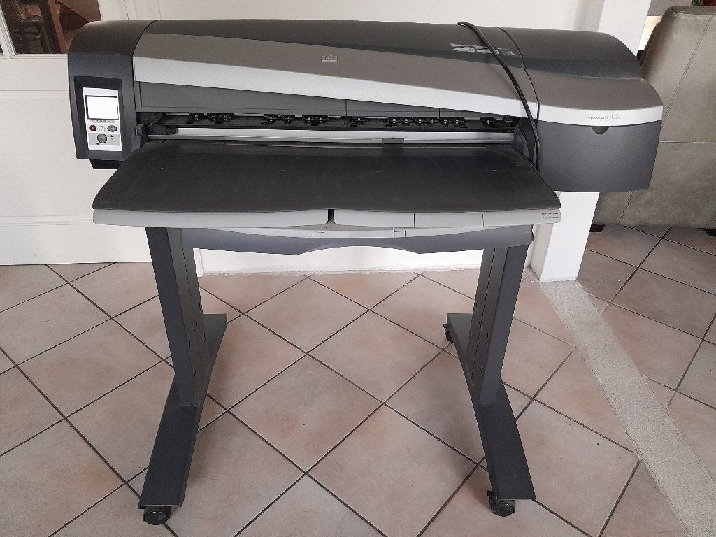 printer, HP designjet 130nr, A1 printen, Ophalen, Gebruikt, Printer