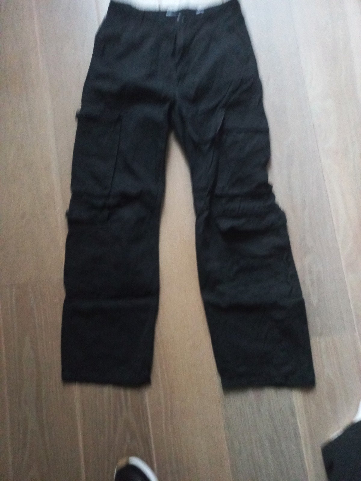 Bershka zwarte cargobroek - Maat 38, Maat 38/40 (M), Zwart, Zo goed als nieuw, Lang