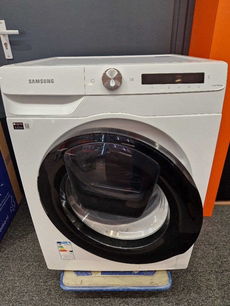 Wasmachine Samsung WW90T554AAW, Ophalen, 1200 tot 1600 toeren, Gebruikt, 8 tot 10 kg