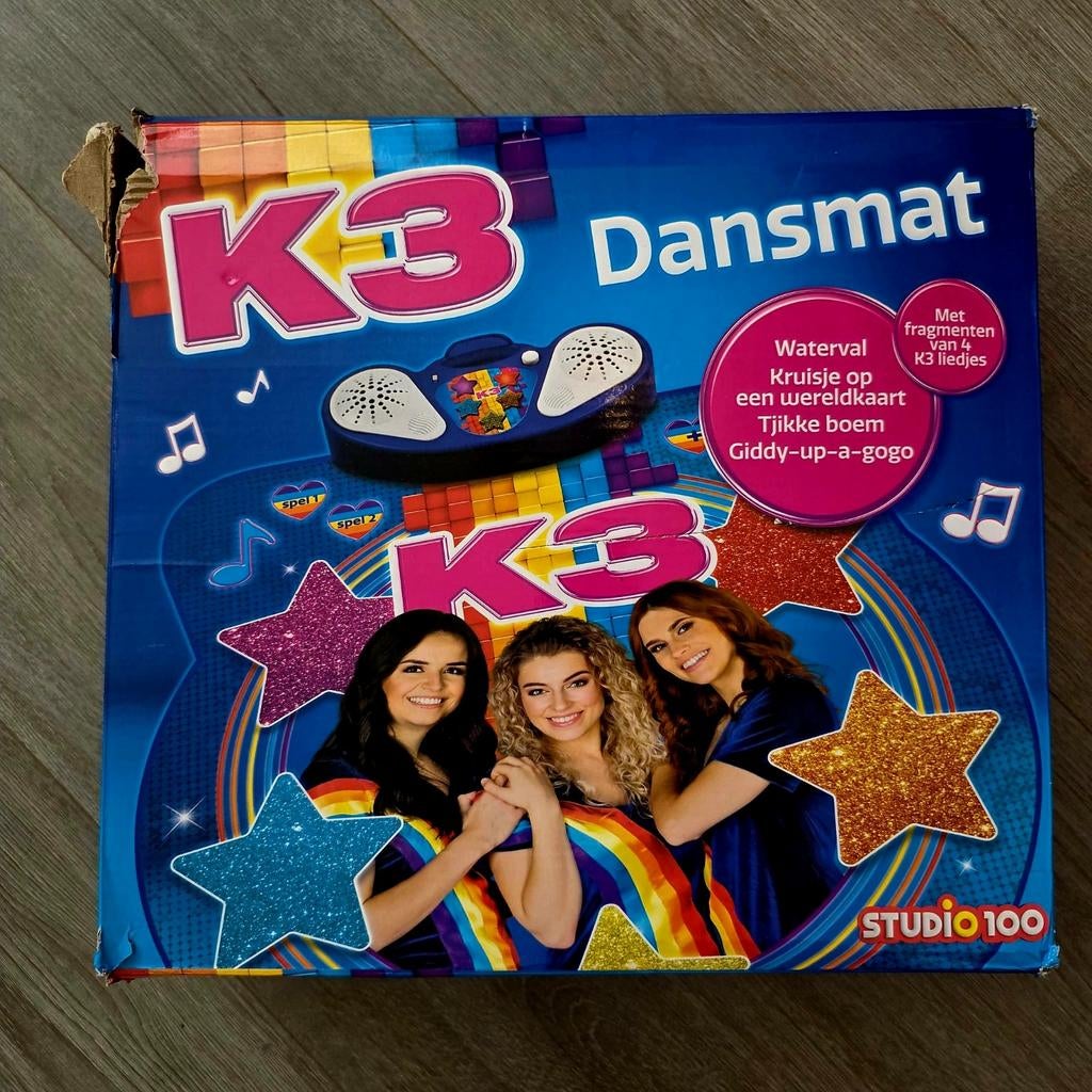 K3 Dansmat met 4 hits - Interactief plezier voor K3-fans!, Kinderen en Baby's, Speelgoed | Overig, Ophalen of Verzenden, Gebruikt