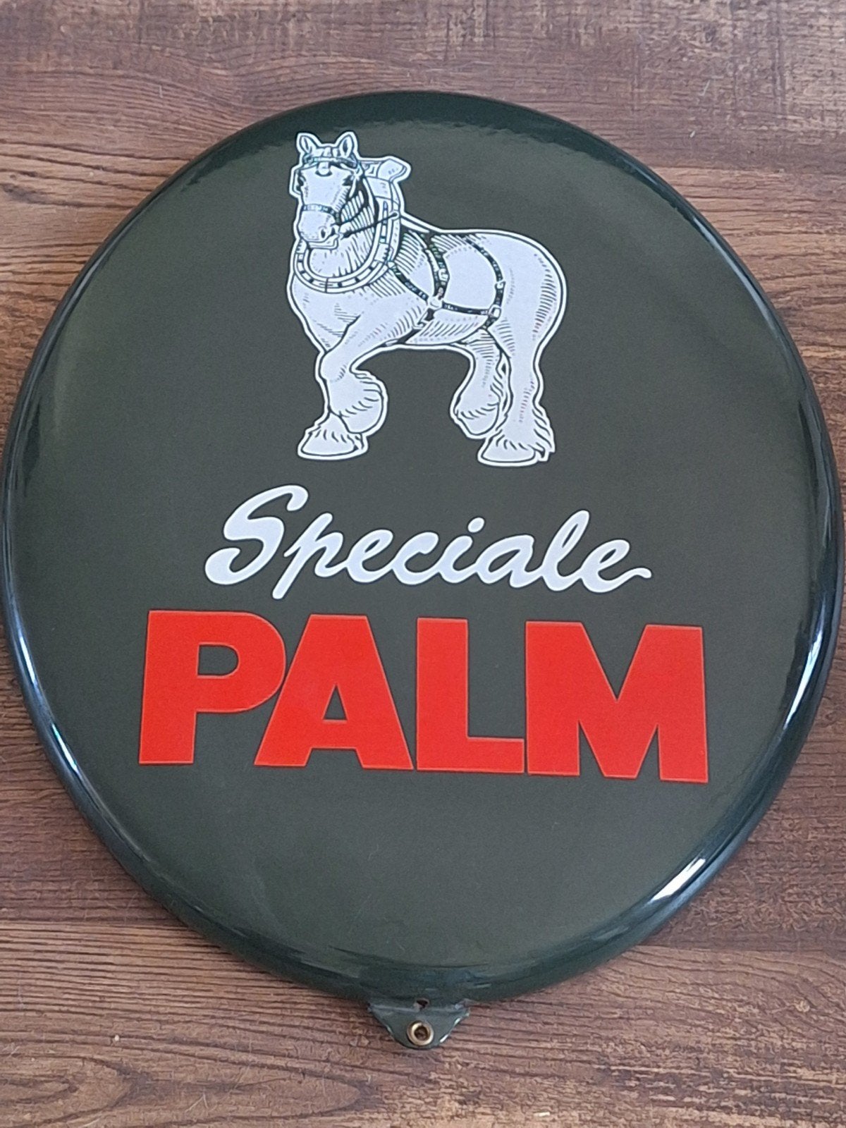 emaille palm wandbord, Ophalen of Verzenden, Zo goed als nieuw, Reclamebord