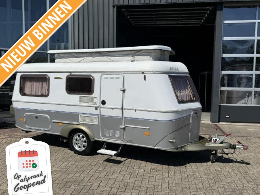 Schitterende Eriba Touring Troll 550 GT Mover,vtent/lfl, Caravans en Kamperen, Caravans, Kachel, Bedrijf, Treinzit, 750 - 1000 kg