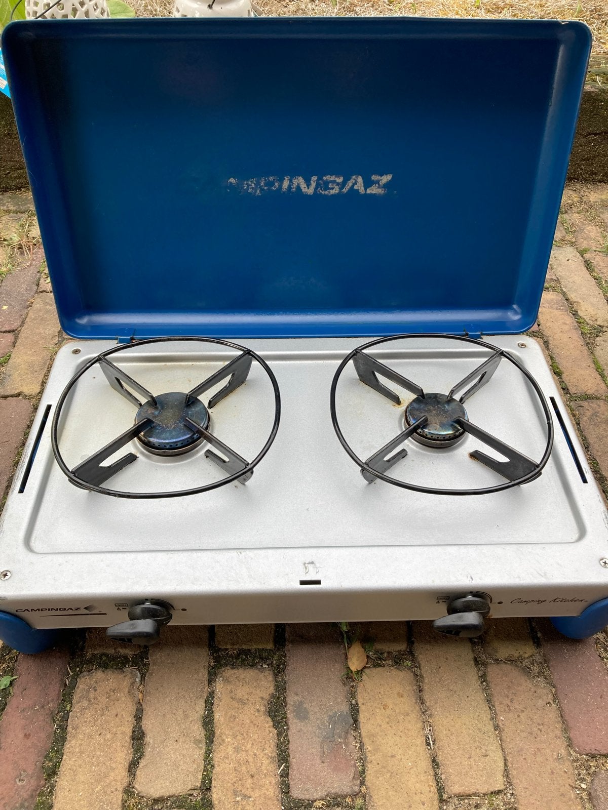 Campingaz Camping Kitchen 2 brander gasfornuis, Ophalen, Gebruikt